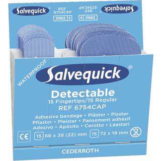 Salvequick Plaster | Detec Finger Mix | 30 plastre