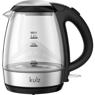 Kulz KUWK12GLASS 1,2 L vandkedel ➞ På lager - klar til levering og afhentning