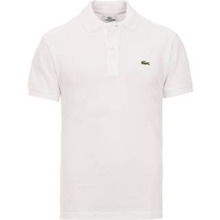 LACOSTE Herren Polo-Shirt weiß Slim Fit