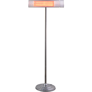 HORTUS terrassevarmer, gulvmodel, sølv - 1500 W