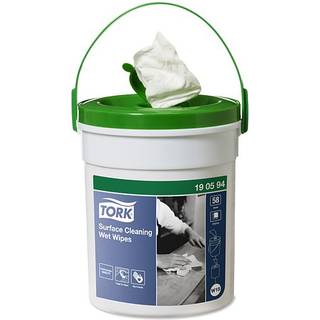 Tork W15 Wet Wipes Overflade, 58 ark