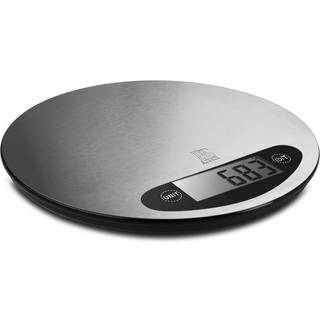 Digital køkkenvægt 5 kg, stål rund (På lager i butik)