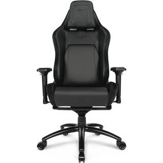 L33T E-Sport Pro Comfort Gaming Chair (PU) Black Gamer Stol - Sort - PU Læder - 170 kg