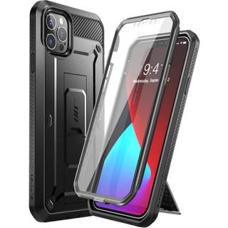 iPhone 12 / 12 Pro SUPCASE Unicorn Beetle Pro Cover m. Skærmbeskyttelse - Sort
