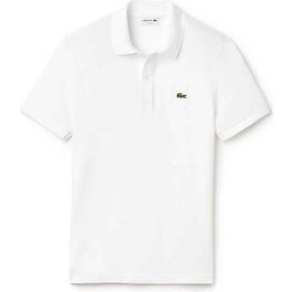 LACOSTE Herren Polo-Shirt weiß Slim Fit