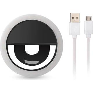 Selfie ring light med klemme til iPhone