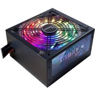 Inter-Tech Argus RGB-500W II Strømforsyning - 500 Watt - 140 mm - ATX 2.3 - 80 Plus Bronze certified