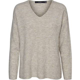 Crewlefile LS Striktrøje, Birch, M