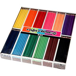 Colortime Farveblyanter - 12 pakker med 24 farver