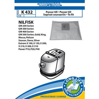 hanestroem Vacuum Cleaner Bags K432
