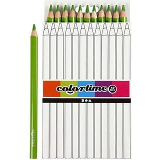 Creativ Company Triangular Jumbo colored pencils - Light green 12pcs