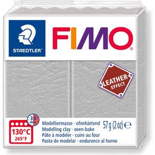 Staedtler fimo Leather effect 57 Gram. Grå