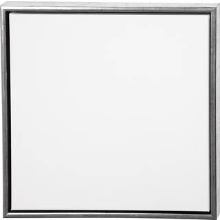 Malerlærred 50x50 cm med antik sølv ramme
