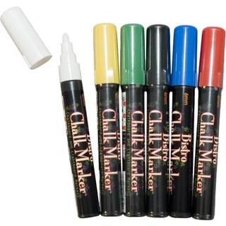 Other Blackboard Chalk Marker Standard rund spids, 6 stk. 752481480061