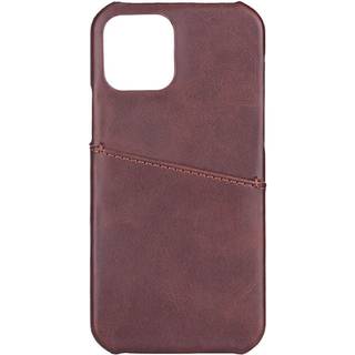 ONSALA Mobile Cover Brown with Cardpocket iPhone 12 6.1"