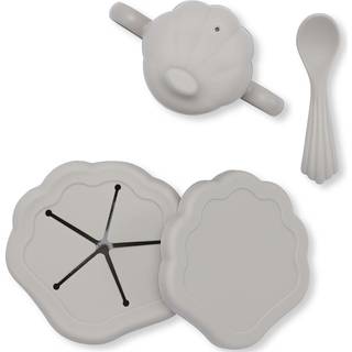 Konges Sløjd, Clam Set, Spisesæt I 3-dele, Terra Cotta, Findes I Flere Varianter