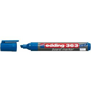 Edding 363-003 blå board marker, skrå spids 1-3mm (10stk.)