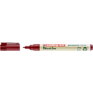 25 EcoLine Permanentmarker 1mm - Rot