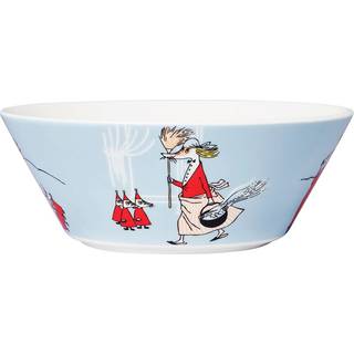 Moomin Arabia Moomin Bowl 15 Cm Fillyjonk Grey - Serveringsskåle Porcelæn Grå - 1057217