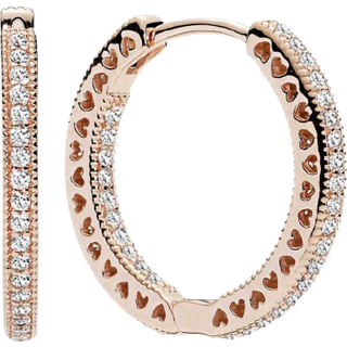 Pandora Creolen - Funkeln & Herzen - 286318CZ - roségold