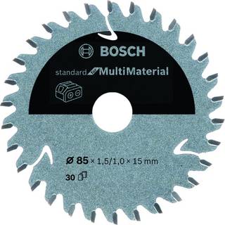 Bosch Standard for rundsavklinge i forskellige materialer til batteridrevne save 85x1,5/1x15 T30