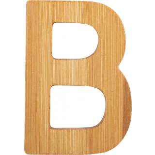 small foot ABC Bogstav B, Bambus