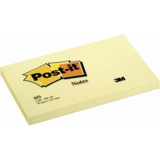 Post-it Notes | 76x127 mm | Gul
