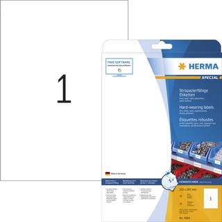 HERMA A4 self-adhesive label