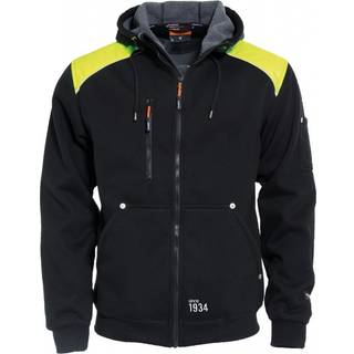 TRANEMO 6207-00-95 SORT/GUL 00 HOODJAKKE-S
