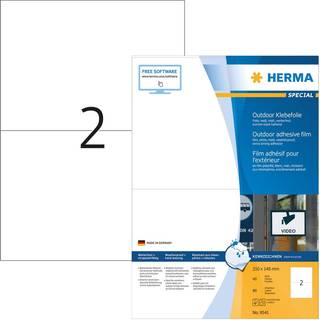 HERMA etiket film ekstra stærk 210 x 148 mm, 80 stk.