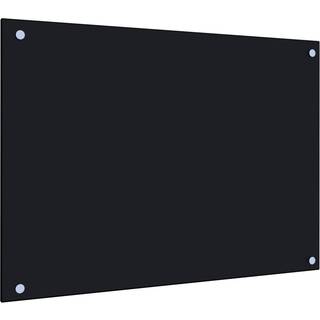 stænkplade 70x50 cm hærdet glas gennemsigtig