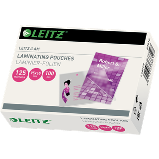 Leitz Lamineringslomme glans 125my 65x95 (100)