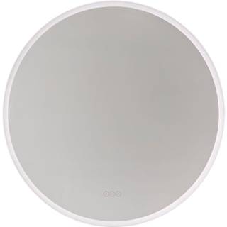 Loevschall spejl johannesburg ø60cm multiwhite og lyseffekt på væg
