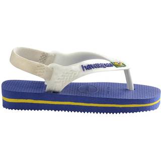Havaianas Brazil Logo Flip Flops Infant, Midnight Blue - 22