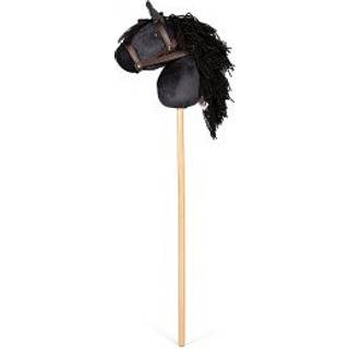 Kæphest af poppeltræ - Sort - L:68 cm - Fra 3 år.