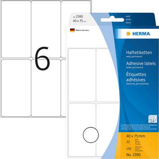HERMA labels - 192 label(s) - 40 x 75 mm