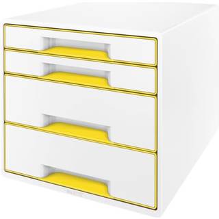 Leitz Skuffekabinet Desk Cube WOW 4-skuffer Isblå