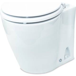 Elektrisk bådtoilet Albin Design Standard, 12 V, til søvandspåfyldning + pumpe