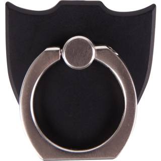 GEAR Finger Ring Skjold Roterende med Standerfunktion Mat Sort