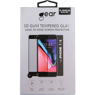 iPhone 6/7/8/SE2/SE3 Skærmbeskytter - 3D Full Cover - Sort