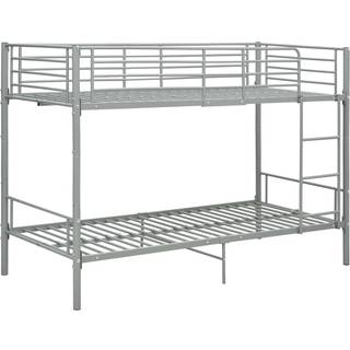 Køjeseng 90X200 Cm Metal - Grå