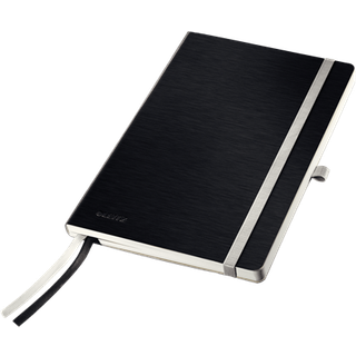 Leitz Notesbog Style A5 Soft linj. 80ark sort