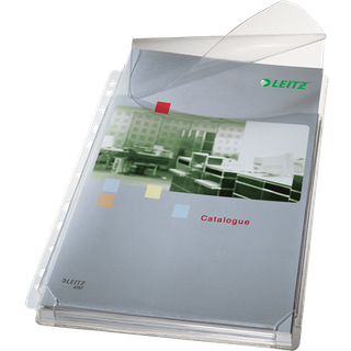 Leitz Lomme katalog 170my med klap A4 klar /5