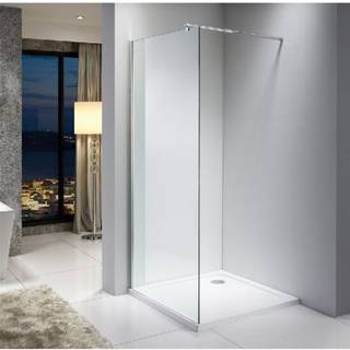 Nortiq brusevæg, 80 x 190 cm, klart glas