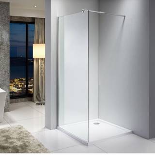 Nortiq brusevæg, 70 x 190 cm, klart glas