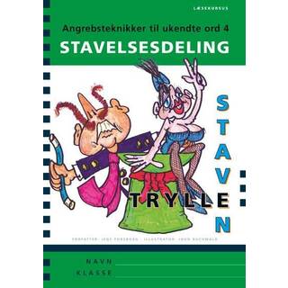 Tryllestaven Læsekursus 4. Stavelsesdeling, 5 stk.
