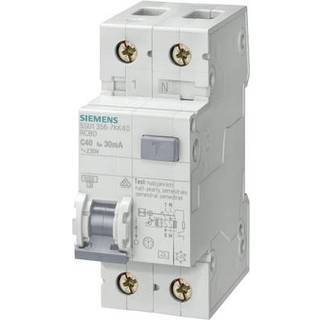 SIEMENS Kombiafbryder type A 30mA 6kA 1 polet + nul C 13A