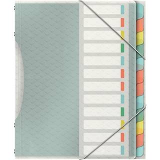 Sorteringsmappe Colour Ice, 12 faneinddelinger, 12stk. Esselte 626256