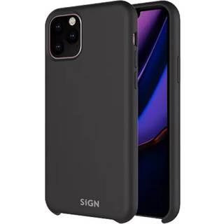 SiGN Liquid Silicone Cover til iPhone 12 Pro Max - Sort