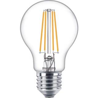 E27 - Philips LED Pære - Klar - 7W - 806lm